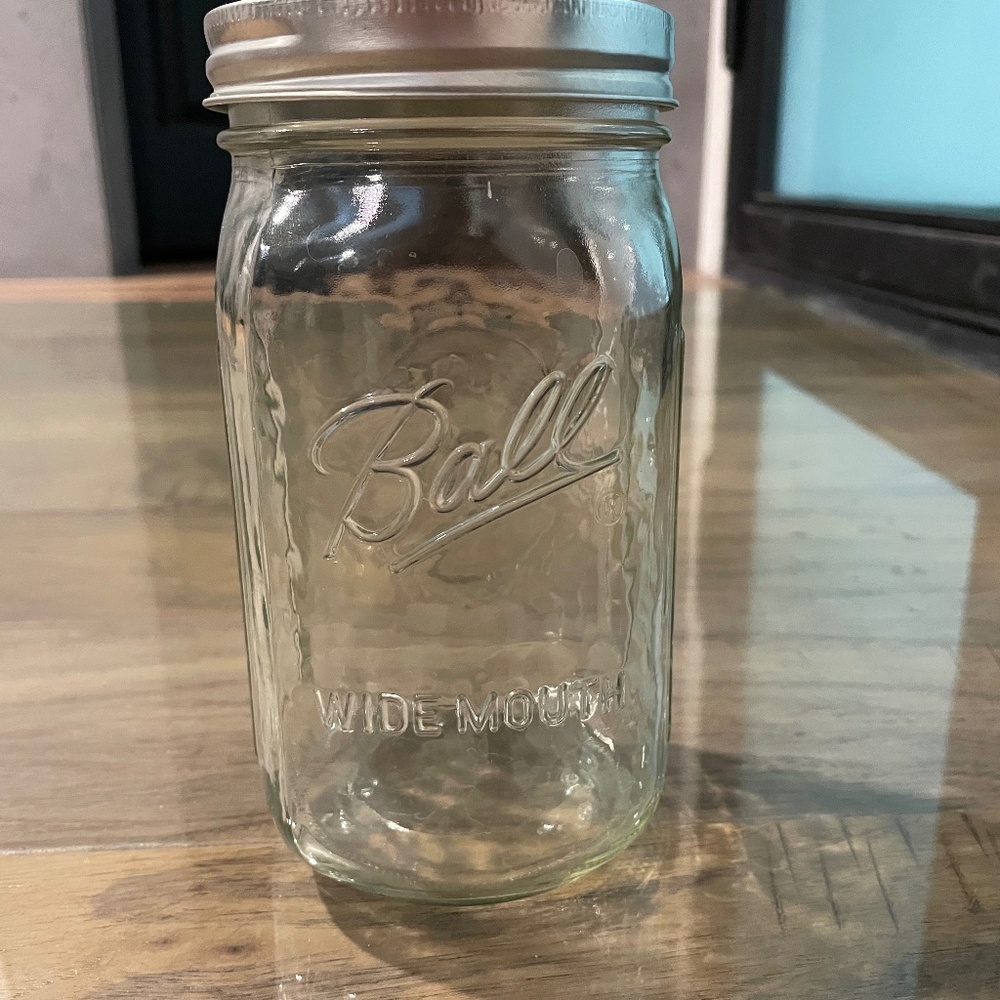 Like New "Ball" Large Canning Jar with Lid